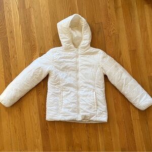 GAP kids off white puffer coat jacket.  Girls XXL.